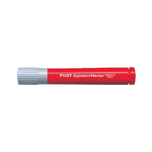Pilot Rotulador para Pizarra Blanca - Punta Redonda de 4mm - Trazo de 1.8mm - Recargable - Tinta con Base de Alcohol - Borrable en Seco - Color Rojo