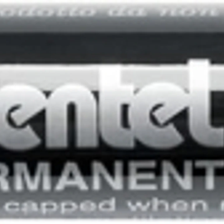 Pentel Pen N50 Rotulador Permanente - Punta de 4.3mm - Resistente a Agua y Luz - Color Negro 1