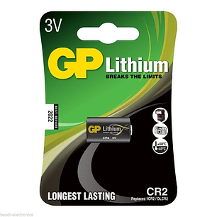 GP Lithium CR2 Pack de 1 Pila CR2 3V