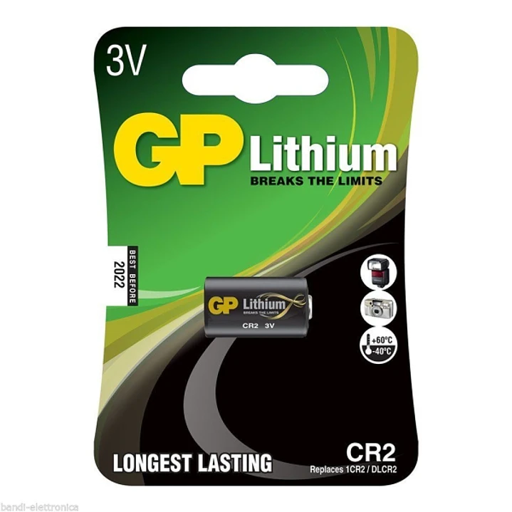 GP Lithium CR2 Pack de 1 Pila CR2 3V 1