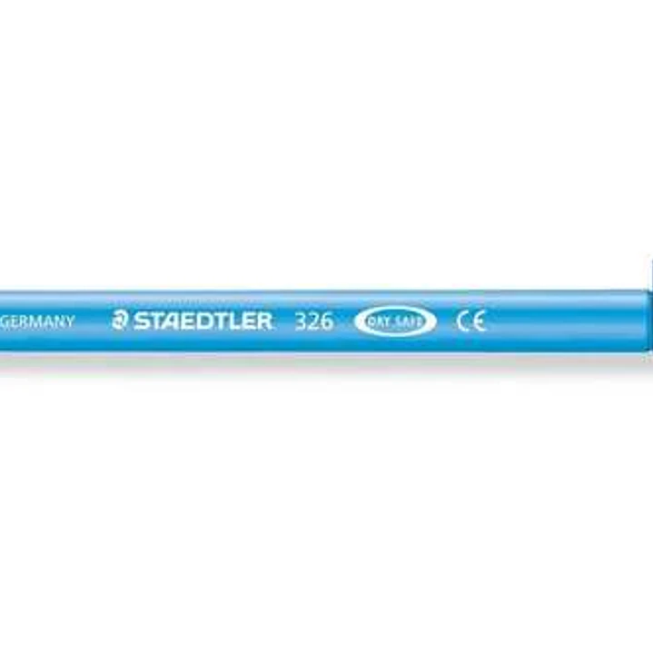 Staedtler Noris 326 Rotulador de Punta Fina - Trazo 1mm Aprox - Tina Base de Agua - Color Azul Claro 1