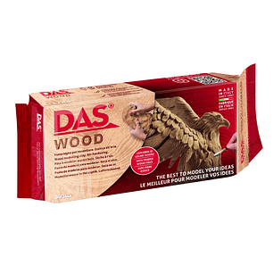 Das Wood Pasta de Madera 350g - Con Tiernas Fibras de Madera - A Base de Agua - Testado Dermatologicamente - Color Marron