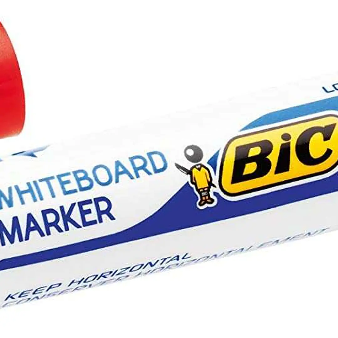 Bic Velleda 1751 ECOlutions Marcadores para Pizarra - Punta Biselada - Trazo entre 3mm y 5.5mm - Tinta con Base de Alcohol - Ecologico - Borrado Optim 1