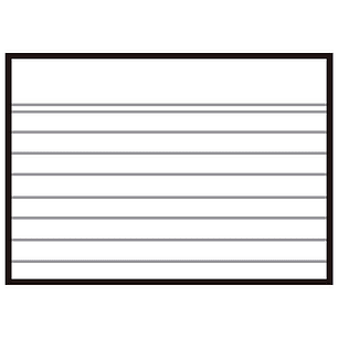 Apli Fichas Rayas Nº1 95x65mm 100U - Ideal para Organizar y Clasificar - Resistente y Duradero - Multicolor