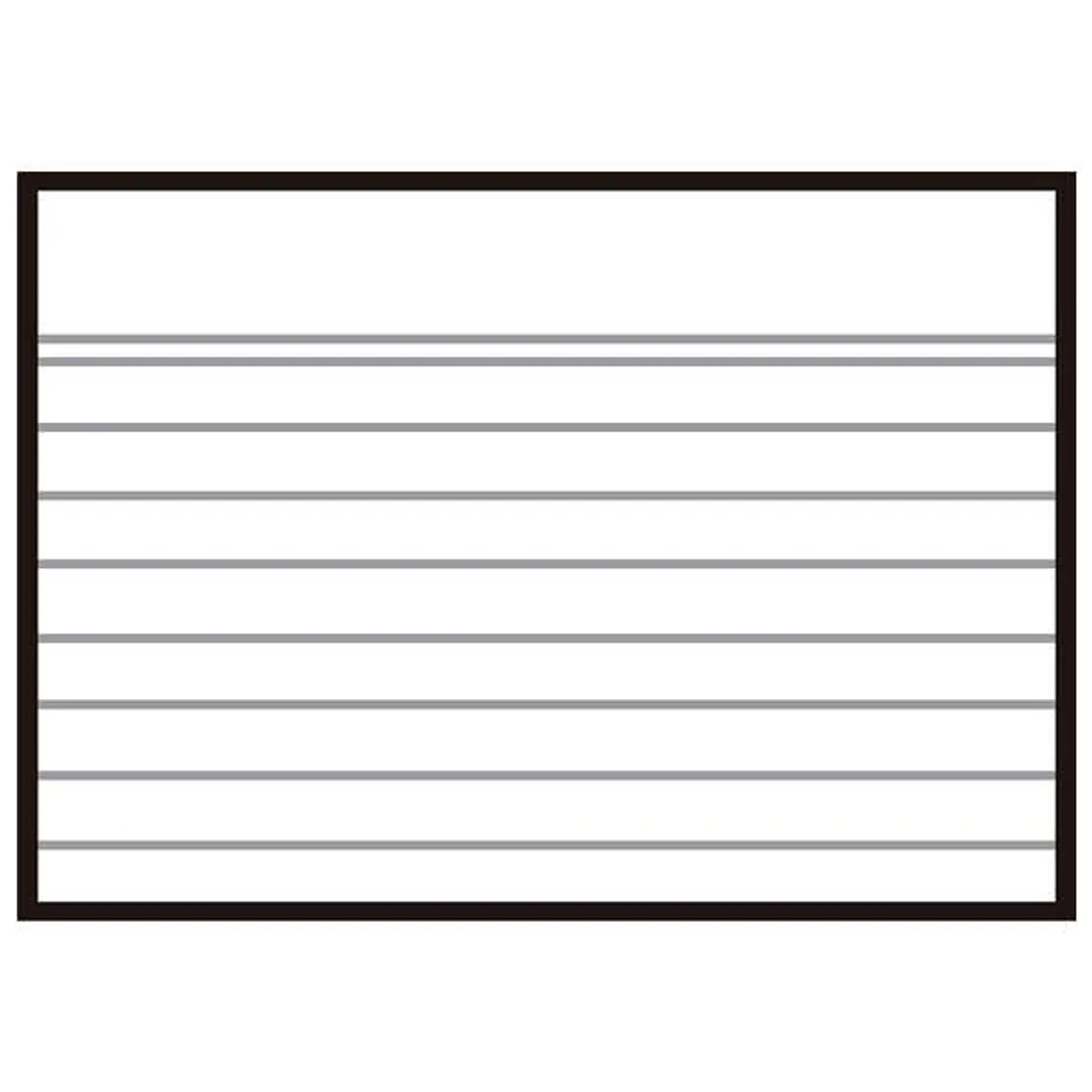 Apli Fichas Rayas Nº1 95x65mm 100U - Ideal para Organizar y Clasificar - Resistente y Duradero - Multicolor 1