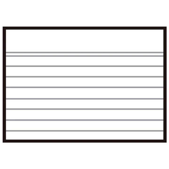 Apli Fichas Rayas Nº1 95x65mm 100U - Ideal para Organizar y Clasificar - Resistente y Duradero - Multicolor 1