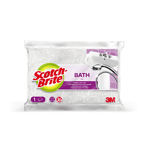 Scotch-Brite Estropajo para Aseo - Color Blanco