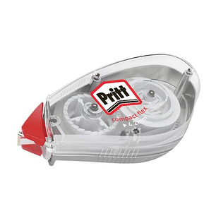 Pritt Roller Compact Flex Cinta Correctora 4,2mmx10m - Punta Flexible - Correcion Suave y Limpia - Correccion en dos Sentidos