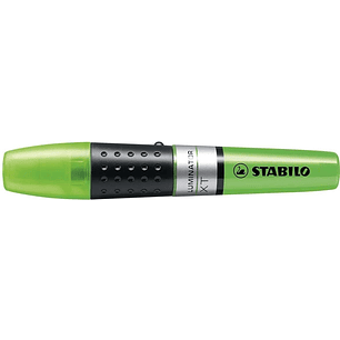 Stabilo Luminator Marcador Fluorescente - Mayor Suministro de Tinta - Zona de Agarre - Trazo entre 2 y 5mm - Color Verde