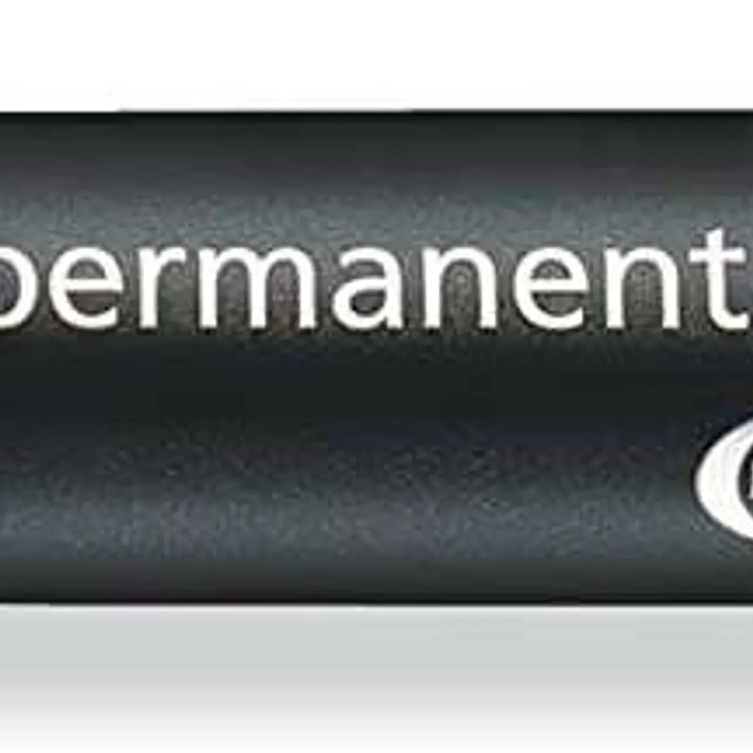 Staedtler Lumocolor 350 Rotulador Permanente - Punta Biselada 2-5mm aprox. - Tinta Base de Alcohol - Secado Rapido - Color Rojo 1