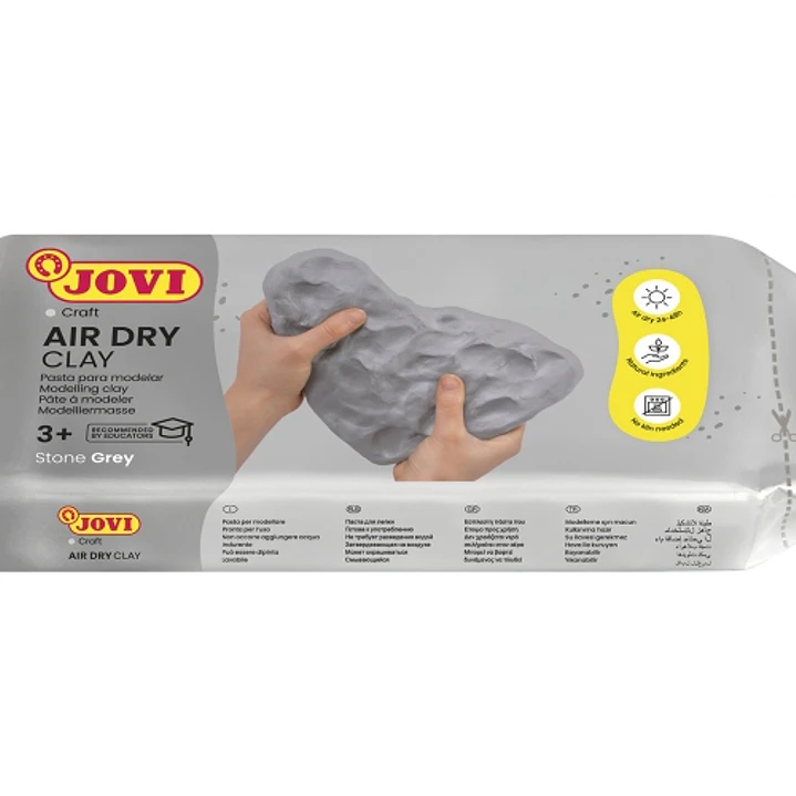 Jovi Air Dry Pasta para Modelar 500gr - Endurecible al Aire - Tacto Fresco - Facil de Moldear - Multi-Superficie - Secado en 24H - Acabado Fino - Colo 1