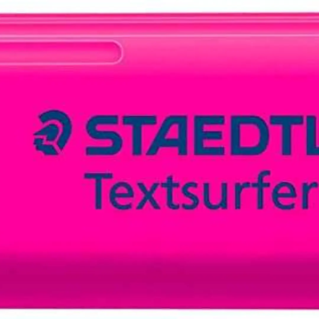Staedtler Textsurfer Classic 364 Marcador Fluorescente - Punta Biselada 1 - 5mm Aprox - Secado Rapido - Color Magenta 1