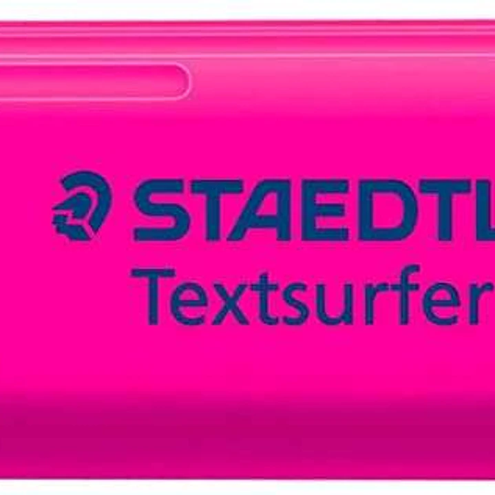Staedtler Textsurfer Classic 364 Marcador Fluorescente - Punta Biselada 1 - 5mm Aprox - Secado Rapido - Color Magenta 1