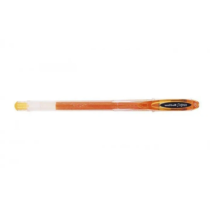 Uni-ball Signo UM-120 Boligrafo de Tinta Gel - Punta de Bola 0.7mm - Tinta Resistente al Agua y Luz - Color Naranja 1