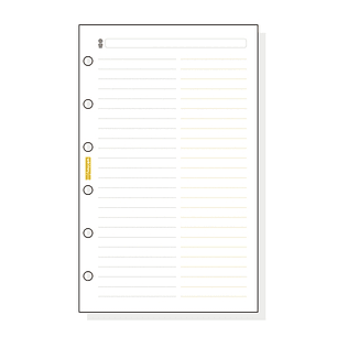 Finocam C354 Recambio Telefonico para Agendas Classic - Formato 603 - 79x127x5mm - Color Blanco