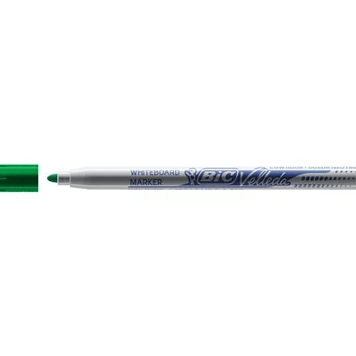 Bic Velleda 1721 Rotulador para Pizarra - Punta Fina - Trazo de 1.5mm - Borrado Optimo - Color Verde 1