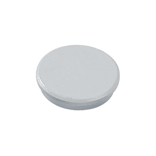 Dahle 95532 Pack de 10 Imanes para Pizarra Blanca - Diametro de 32mm - Color Gris