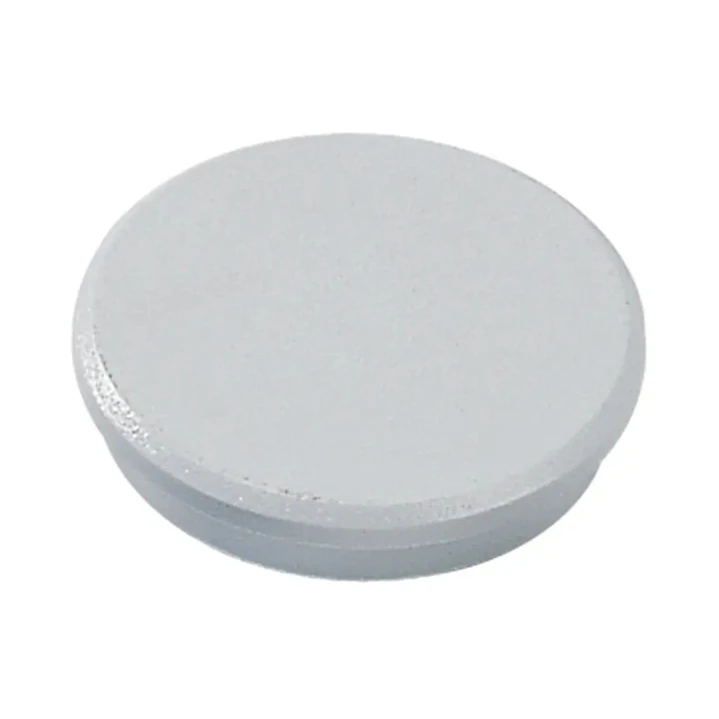 Dahle 95532 Pack de 10 Imanes para Pizarra Blanca - Diametro de 32mm - Color Gris 1