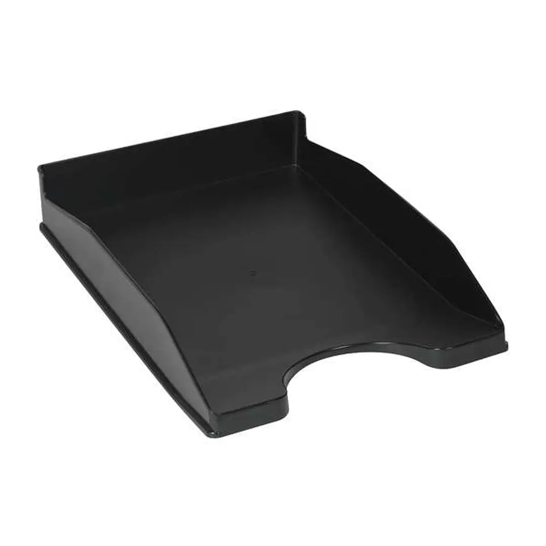 Dohe +Mab Bandeja de Sobremesa para Documentos Tamaño A4 - Medidas 255x60x335mm - Fabricada en Poliestireno de Alta Calidad - Apilable - Material 100% 1