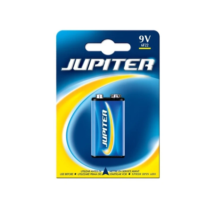 Jupiter Pack de 1 Pila Salina 6F22 - Pila Salina para Aparatos de Bajo Consumo 1