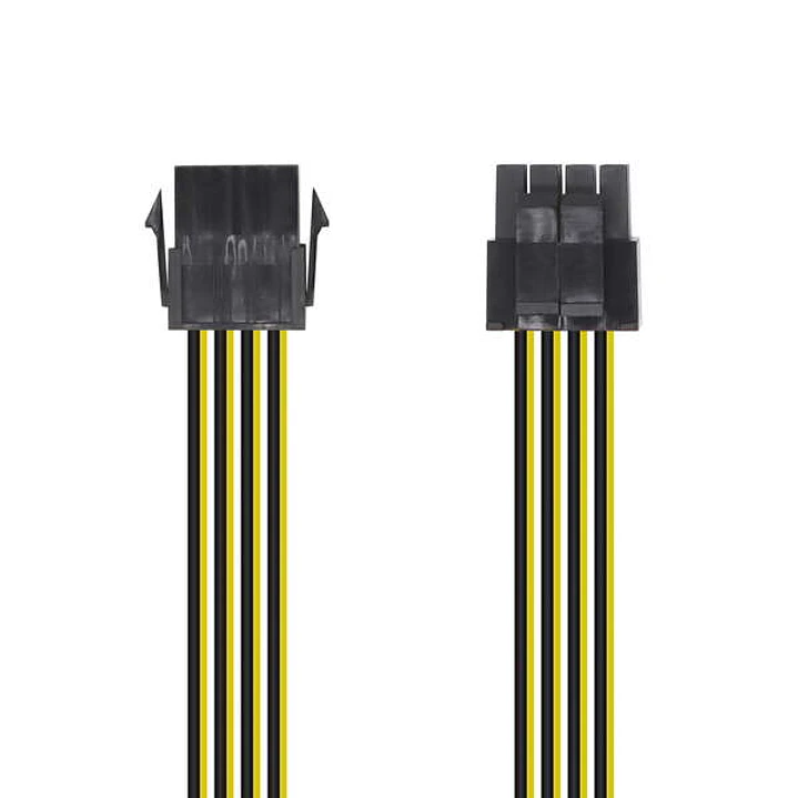 Aisens Cable Alimentacion - 8 Pin/H-4+4 Pin/M - 30cm - Color Negro 1