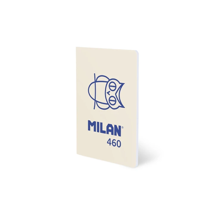 Milan 460 Since 1918 Libreta A5 Grapada - Papel a Lineas - 24 Hojas de 95g - Color Beige 1