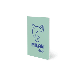Milan 460 Since 1918 Libreta A5 Grapada - Hojas Blancas - 24 Hojas de 95g - Color Menta