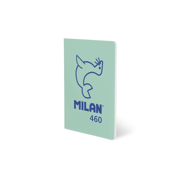 Milan 460 Since 1918 Libreta A5 Grapada - Hojas Blancas - 24 Hojas de 95g - Color Menta 1