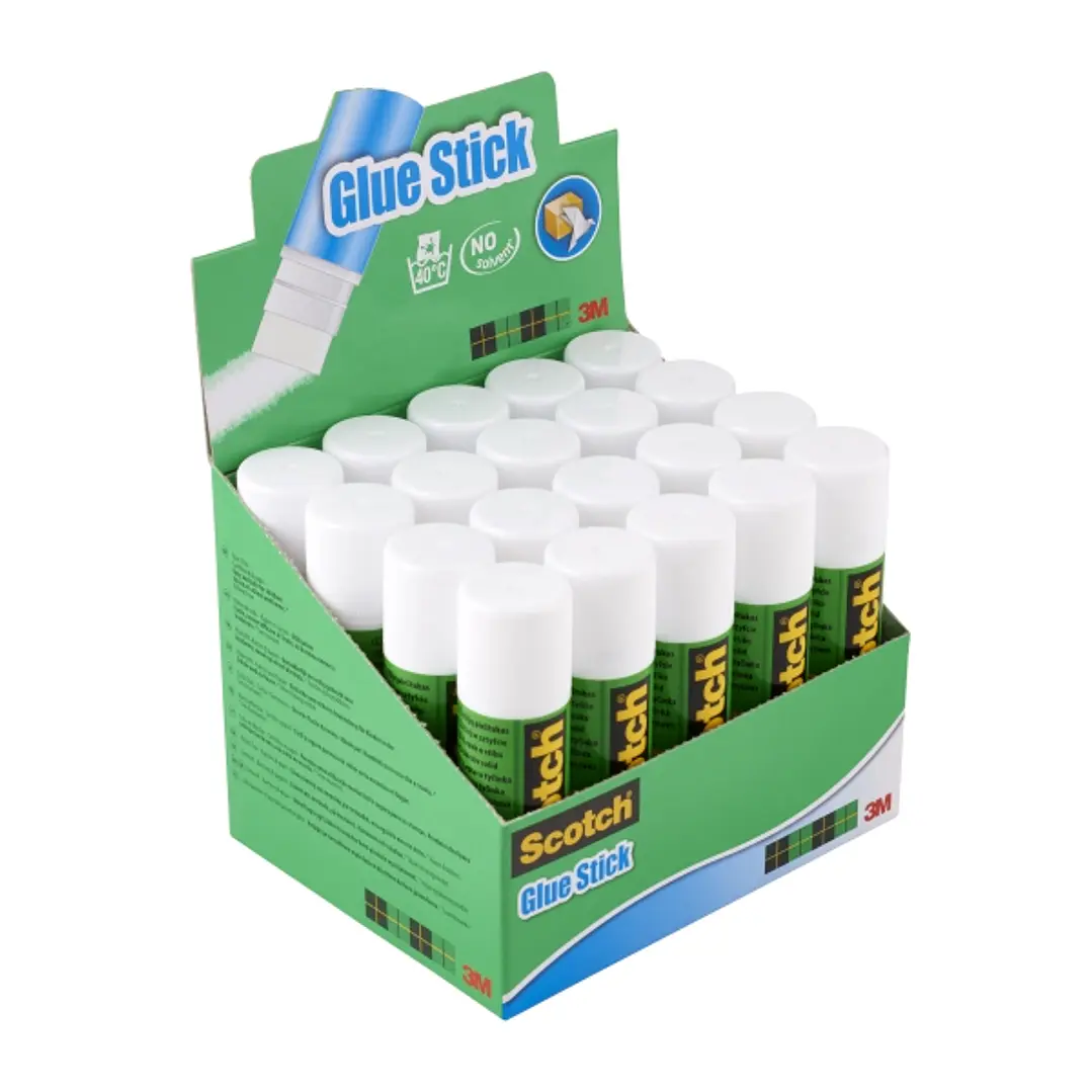 Scotch Barra de Pegamento Adhesivo Solido de 21gr - Color Transparente 1