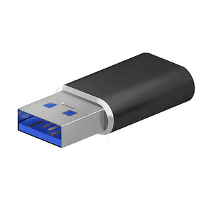 Aisens Mini Adaptador USB 3.2 Gen2/USB 2.03A - Tipo USB-C/H-A/M - Color Negro