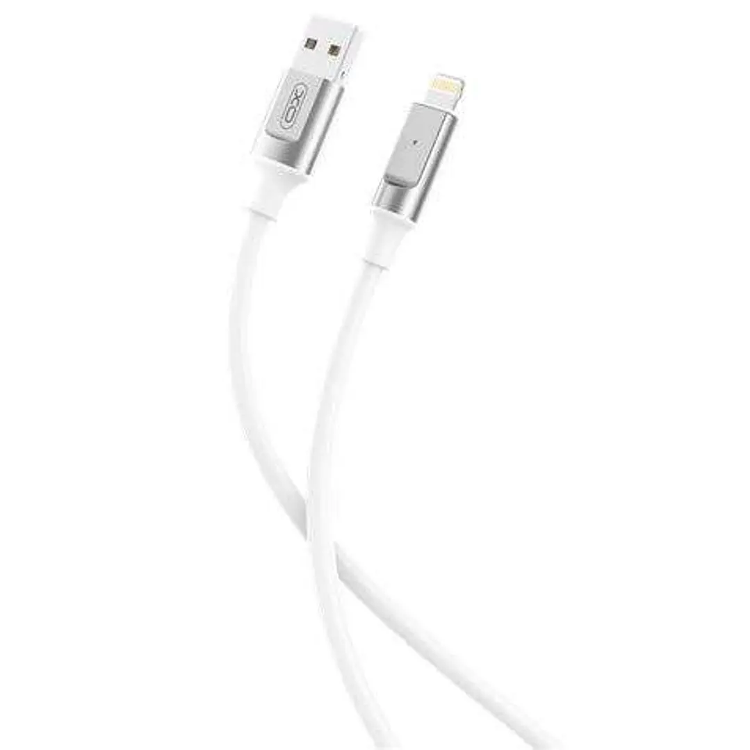 XO Cable NB251 Carga Rapida USB - Lightning - 6A - 1m - Color Blanco 1
