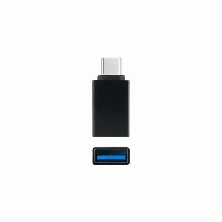Nanocable Adaptador USB-C a USB 3.1 - USB-C/M-USB-A/H - Aluminio - Color Negro 1
