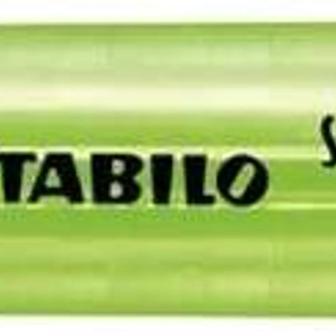 Stabilo Swing Cool Marcador Fluorescente - Cuerpo Plano - Punta Biselada - Trazo entre 1 y 4mm - Tinta con Base de Agua - Antisecado - Color Verde 1