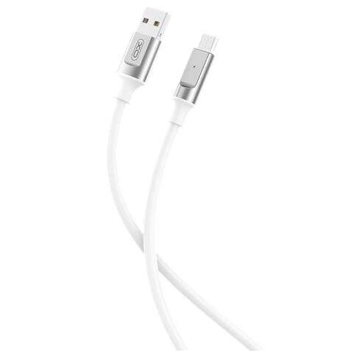 XO Cable NB251 Carga Rapida USB - Micro USB - 6A - 1m - Color Blanco 1