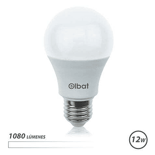 Elbat Bombilla LED A60 - 12W - 1080lm - E27 - Luz Blanca