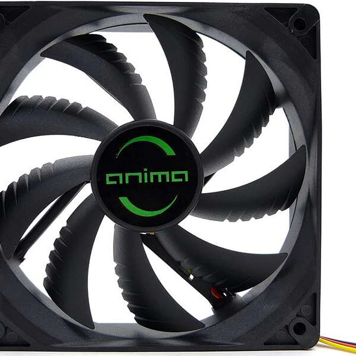 Tacens Anima AF8 Ventilador 80mm - Carcasa y Aspas Negras - Velocidad Max. 1800rpm 1
