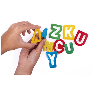 Jovi Modelling Accessories Pack de Moldes Abecedario - Moldes de Corte de Plastico para Plastilina - Incluye 26 Piezas Del Abecedario + 2 Piezas de Ex