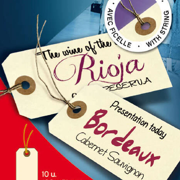 Apli Etiquetas con Arandela e Hilo 100 x 51mm 10 U. 1