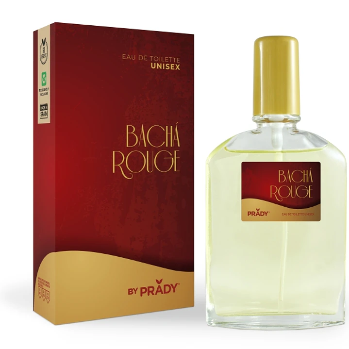 Prady Colonia Unisex Bacha Rouge - Frasco de 90 ml - Spray Pulverizador 1
