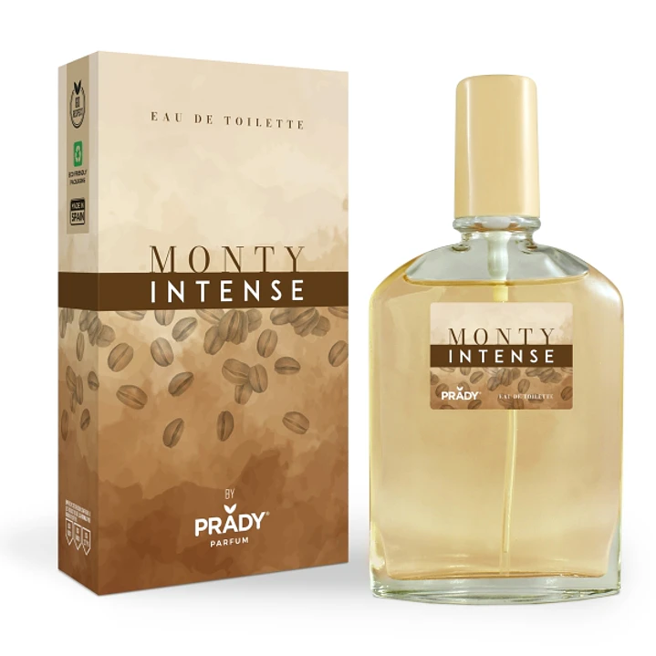 Prady Colonia Unisex Monty Intense - Frasco de 90 ml - Spray Pulverizador 1