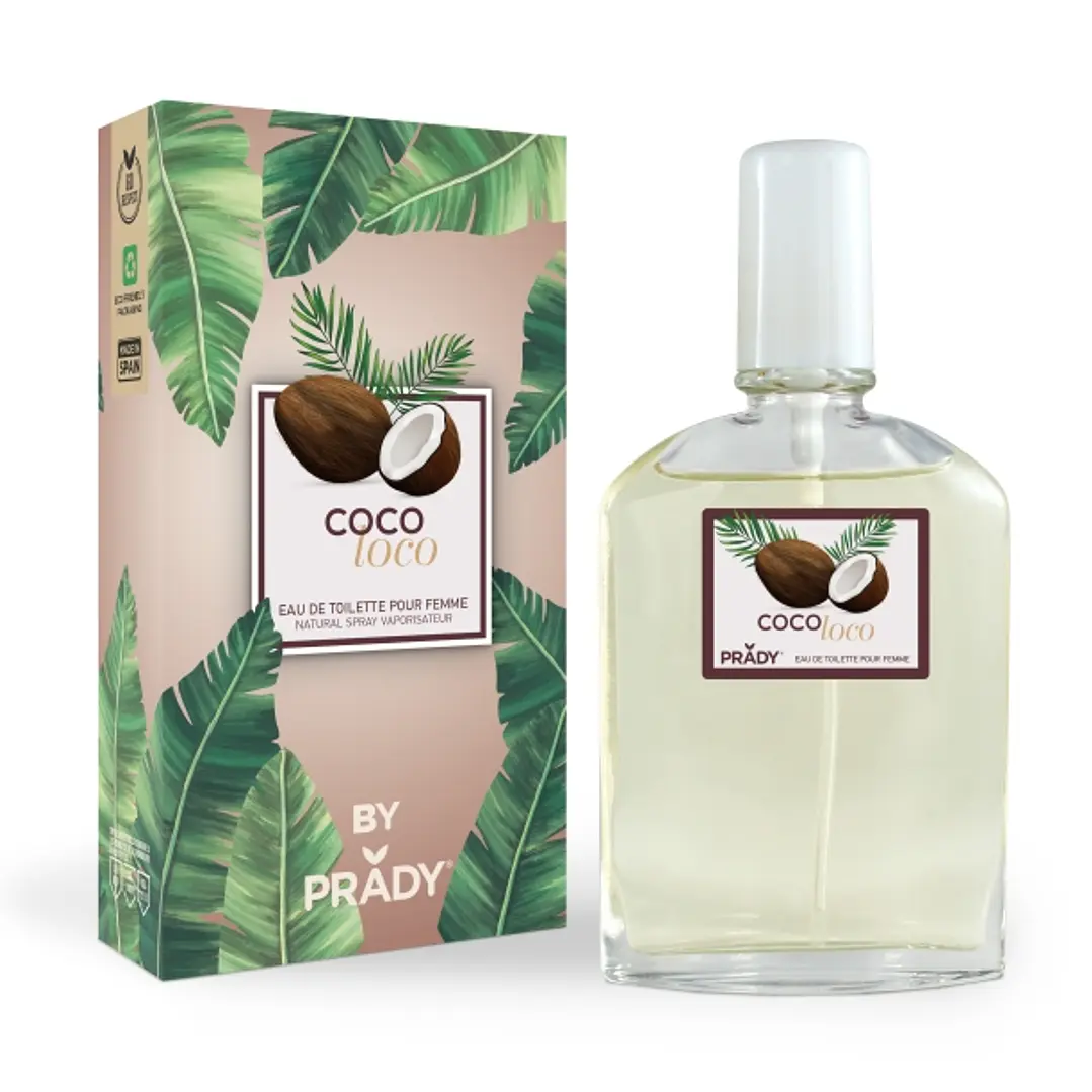 Prady Colonia Coleccion Frutales Coco Loco - Frasco de 90 ml - Spray Pulverizador 1