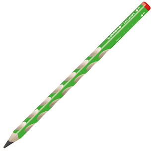 Stabilo Easygraph Lapiz de Grafito - Mina HB de 3.15mm - Diseño Ergonomico - Uso Diestro - Color Verde