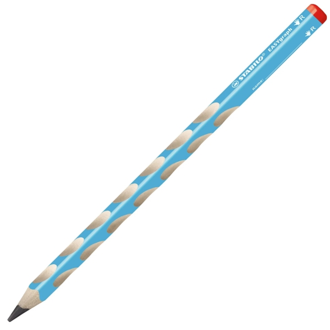 Stabilo Easygraph Lapiz de Grafito - Mina HB de 3.15mm - Diseño Ergonomico - Uso Diestro - Color Azul 1