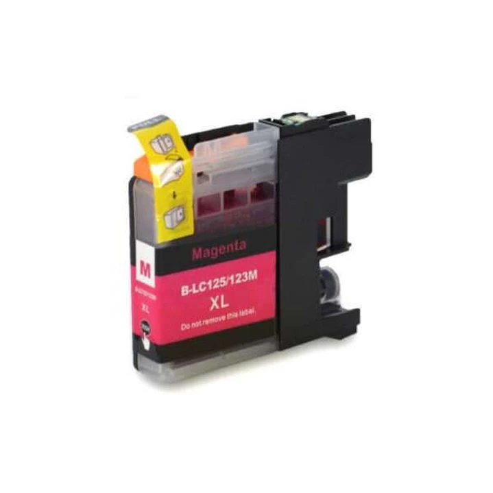 Brother LC125XL Magenta Cartuchos de Tinta Generico - Reemplaza LC125XLM 1