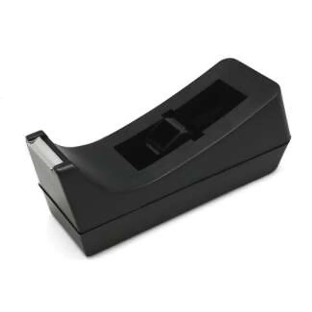 Bismark Portarrollos de Sobremesa para Cintas Adhesivas de hasta 33m - Cuchilla de Acero - Color Negro 1