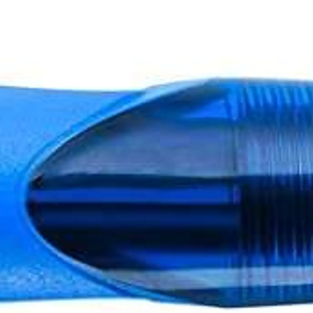 Bic 4 Colours Grip Boligrafo de Bola Retractil con Grip - Punta Media de 1mm - Trazo de 0.4mm - Tinta con Base de Aceite - Cuerpo Blanco/Azul Transpar 1