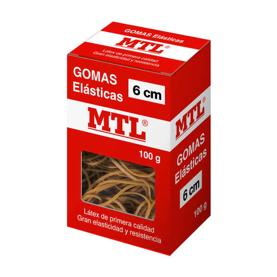 Dohe Goma de Borrar Resistente - 6cm de Longitud - Fabricada en Latex de Gran Elasticidad - Caja de 100gr 1