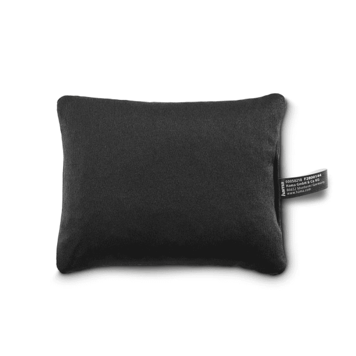 Hama Ergo Cojin Reposamuñecas - Licra - Reduce la Fatiga - 134x9x96mm - Color Negro 1