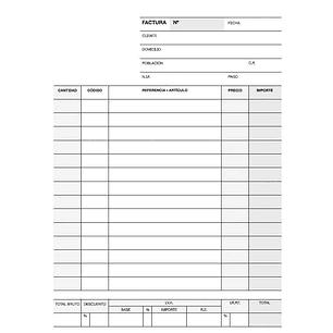 Apli Talonario Factura 1/4 Duplicado Natural - Numeracion Secuencial - Papel Autocopiativo - 63 Hojas - Color Natural