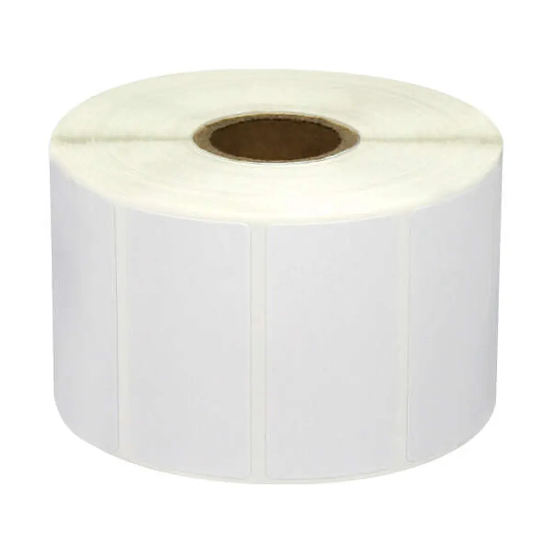 Zebra Z-Perform 1000T/Z-Select 2000D/2000T Etiquetas Genericas Perforadas 50x25 mm - 1300 Unidades - Reemplaza 880199-025D/3007201-T/880007-025D 1